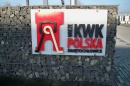 Znak pamięci po KWK "Polska" w Świętochłowicach