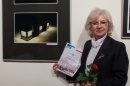 Jadwiga Grzyb i jej prace wysłane na konkurs Foto-Pein w Rybniku 